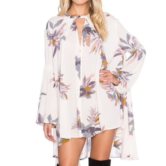 Free People Dresses & Skirts - Free People Women's Tree Print Flowy Swing Dress - XS